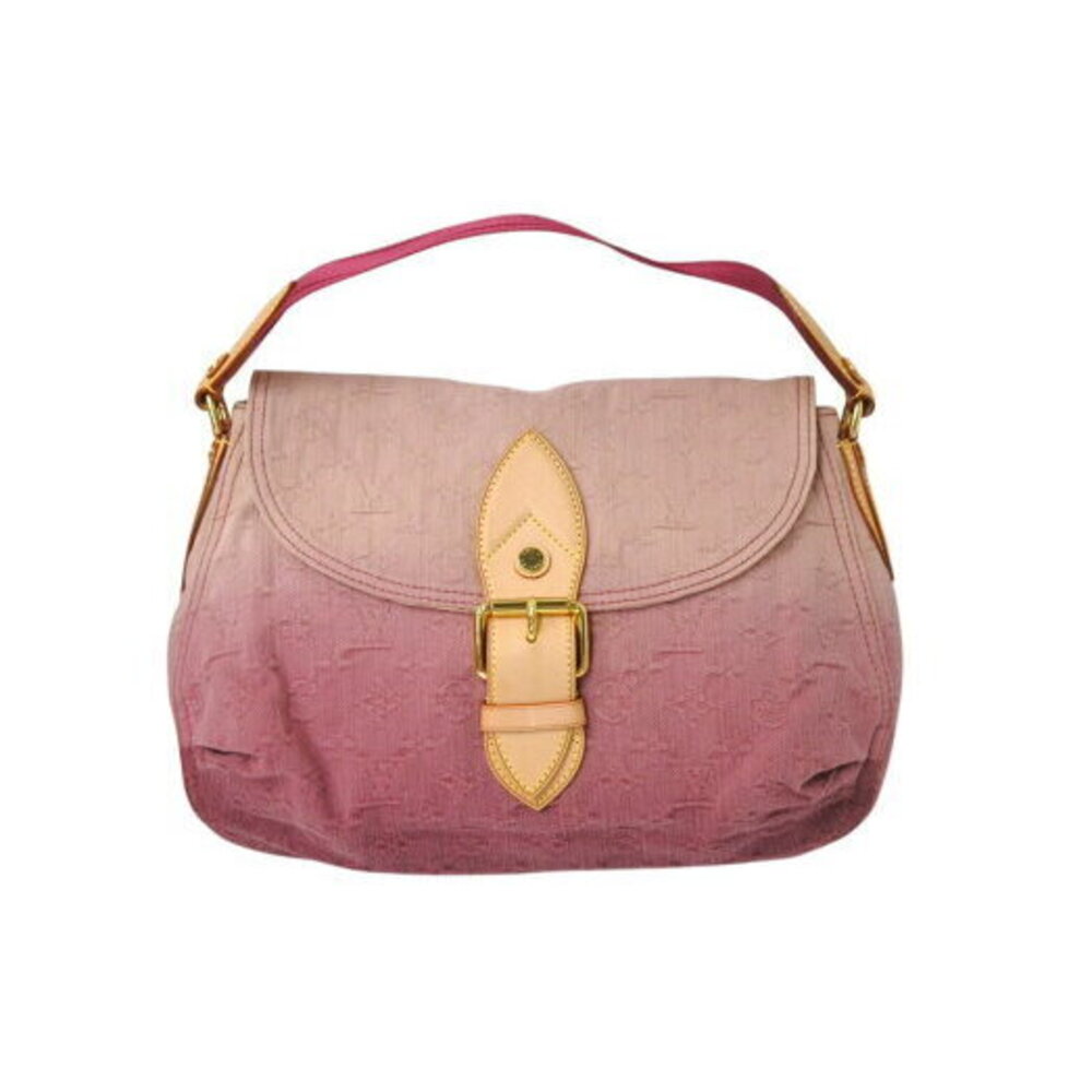 Louis Vuitton Sunray handbag Monogram denim leather pink gradient